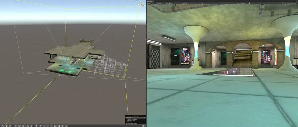 Esempio di occlusion culling